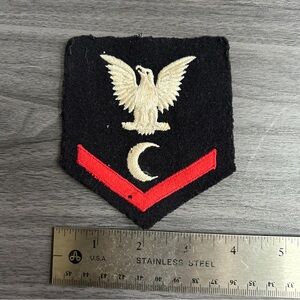 US Navy WW2  3nd Class Cook/Steward Rating Patch